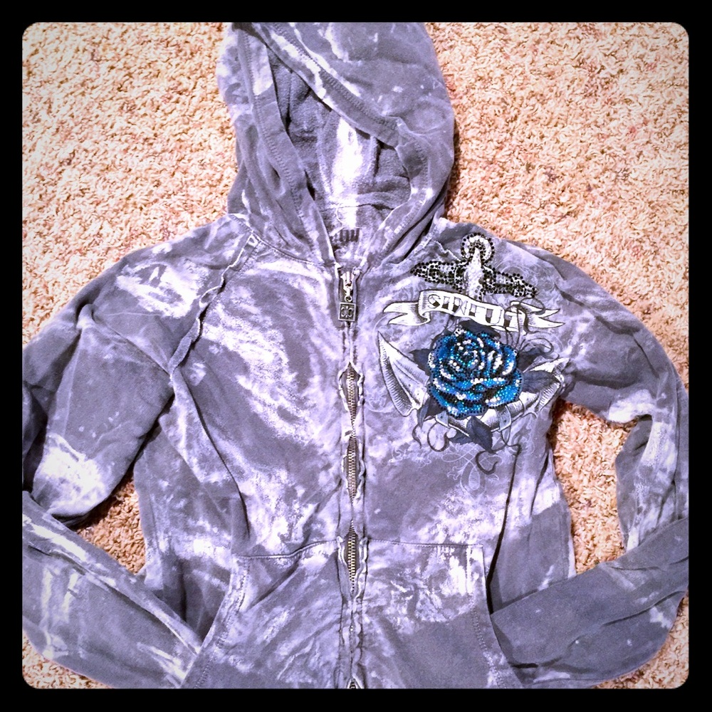 Ladies zipper hoody